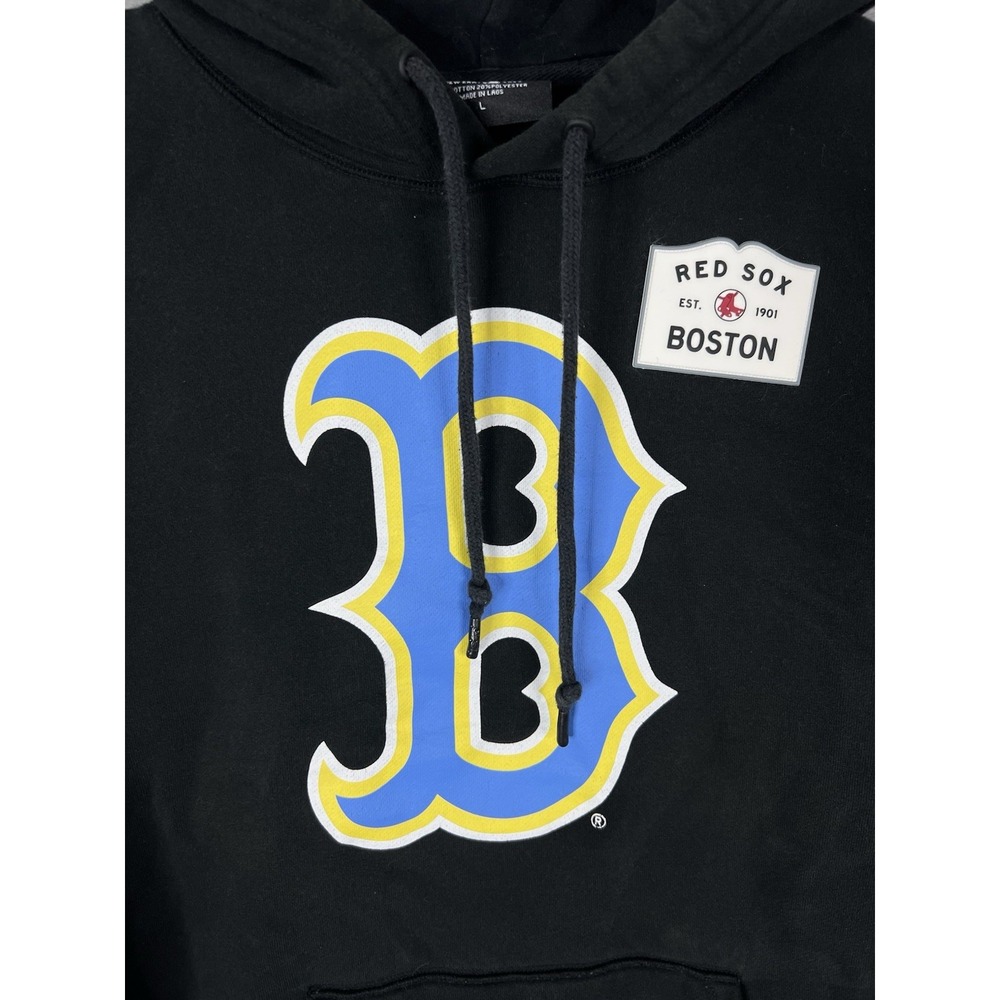 Boston Red Sox City Connect Hoodie Yellow SZ Large - Picture 2 of 8